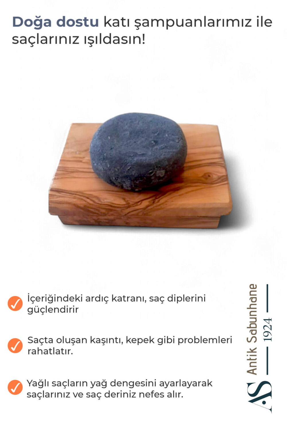 AKTİF KÖMÜRLÜ KATI ŞAMPUAN (100GR) — görsel 2