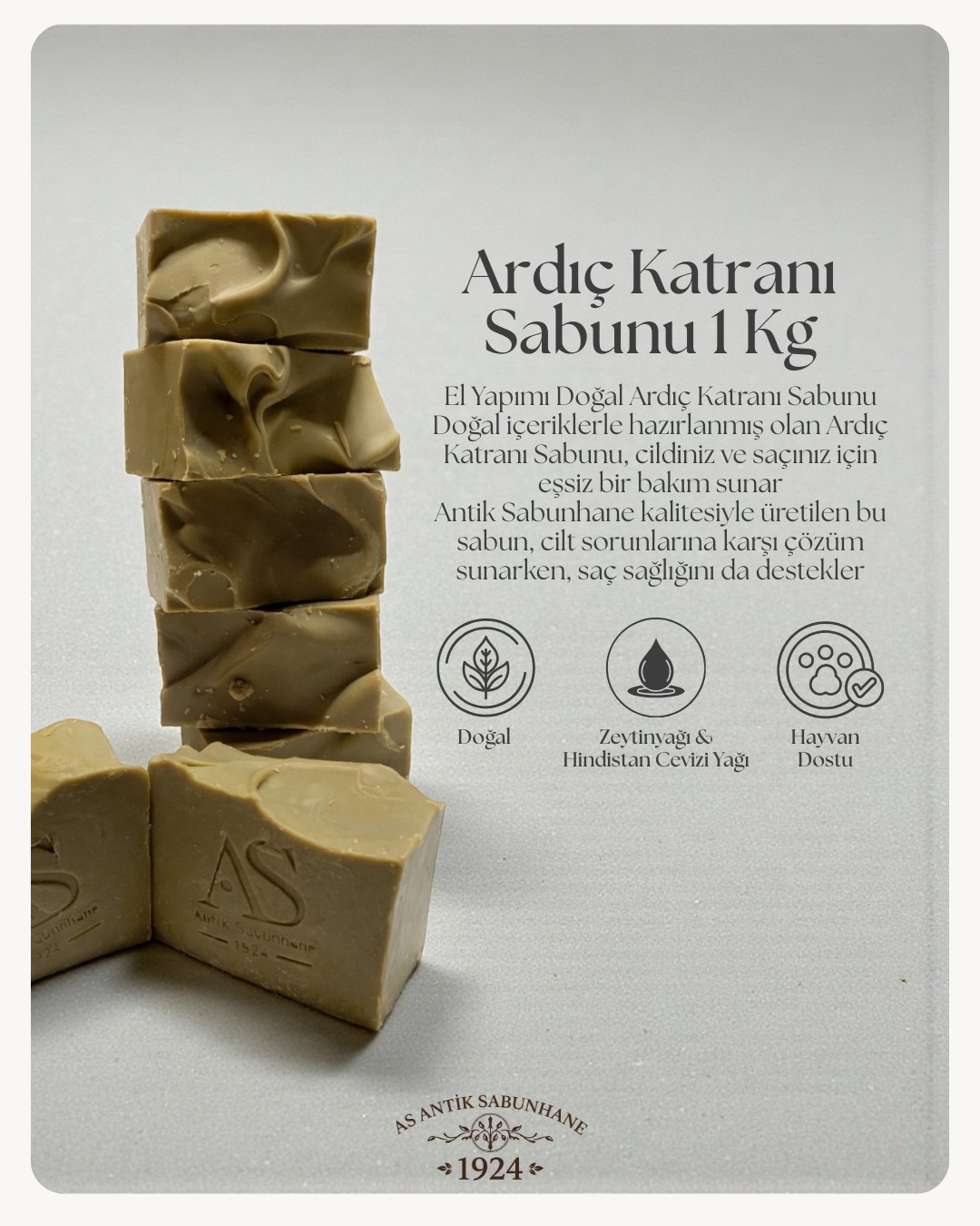 Ardıç Katranlı Sabunu 1 KG