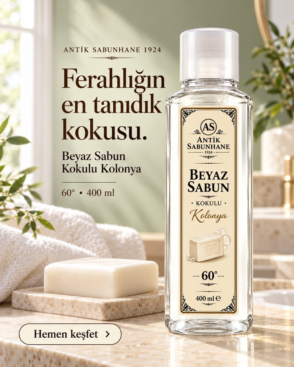 Beyaz Sabun Kolonyası — görsel 2