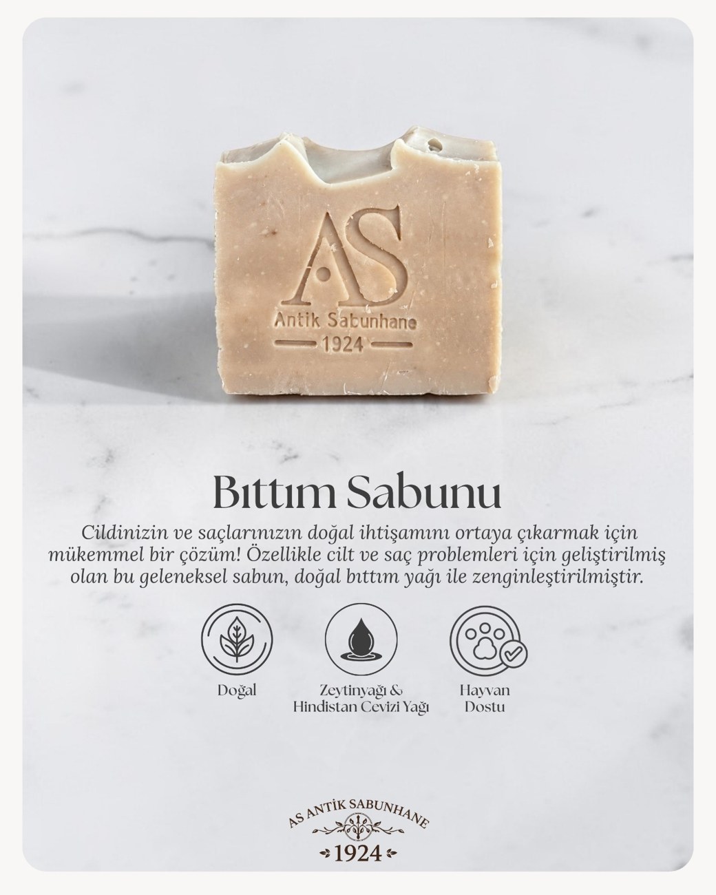 Zeytinyağlı Bıttım Sabunu | 125 g