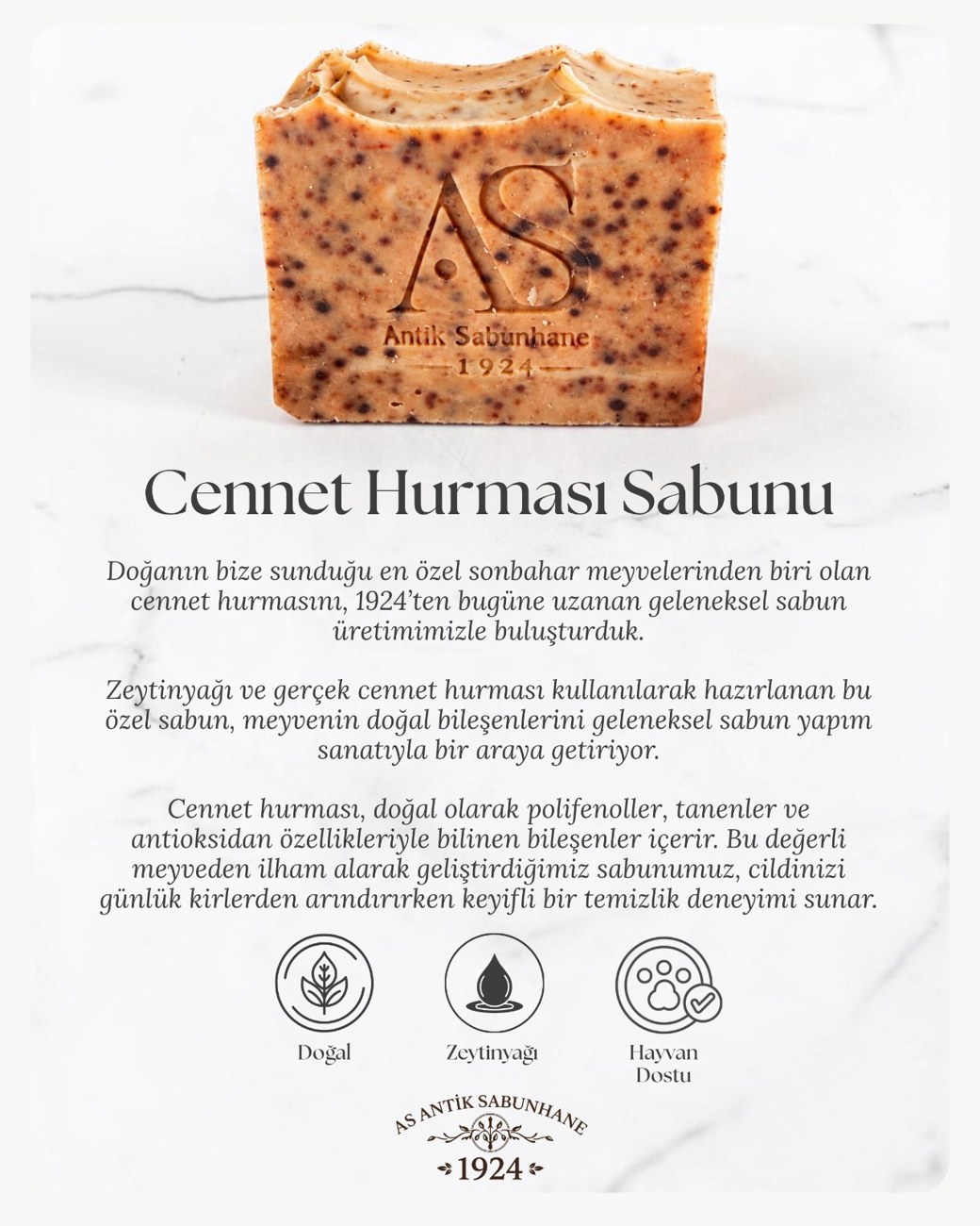 Cennet Hurması Sabunu – Doğanın Sonbahar Dokunuşu