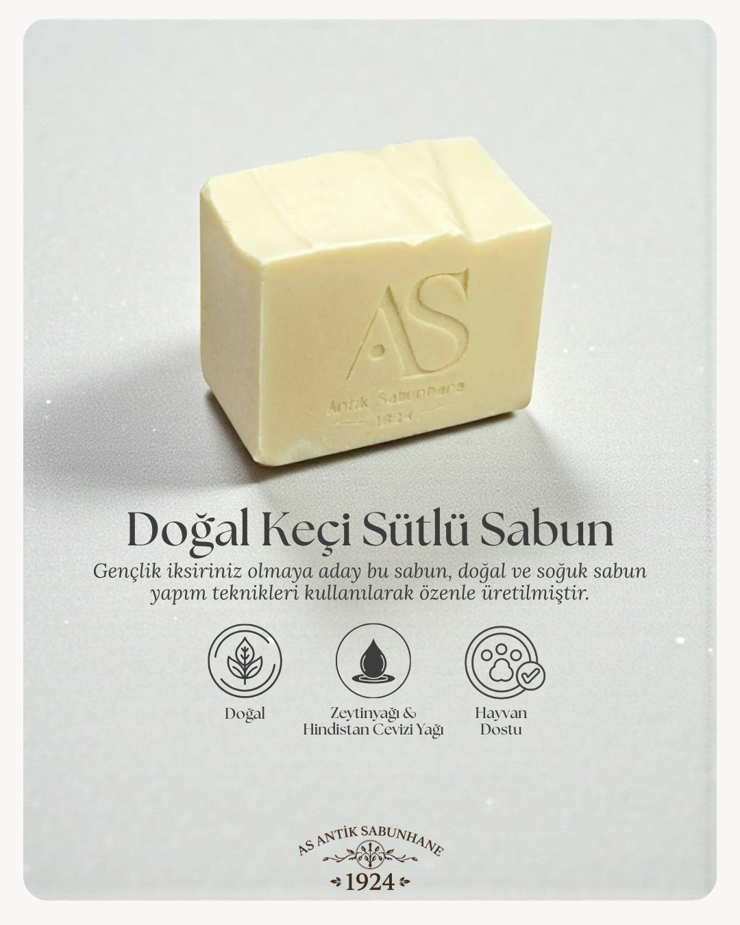 Keçi Sütlü Yulaflı Sabunu
