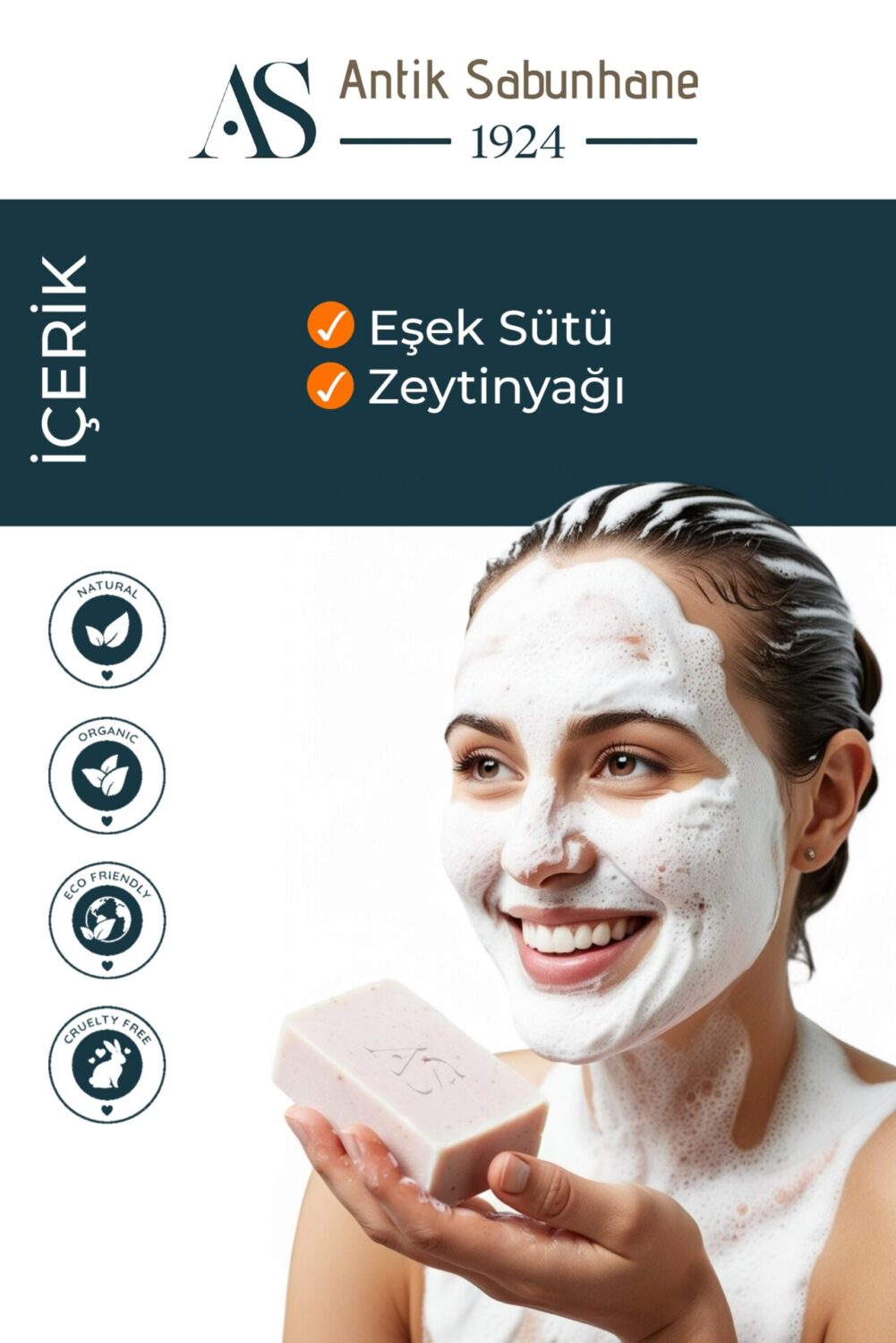 Damla Sakızlı Eşek Sütü Sabunu — görsel 4
