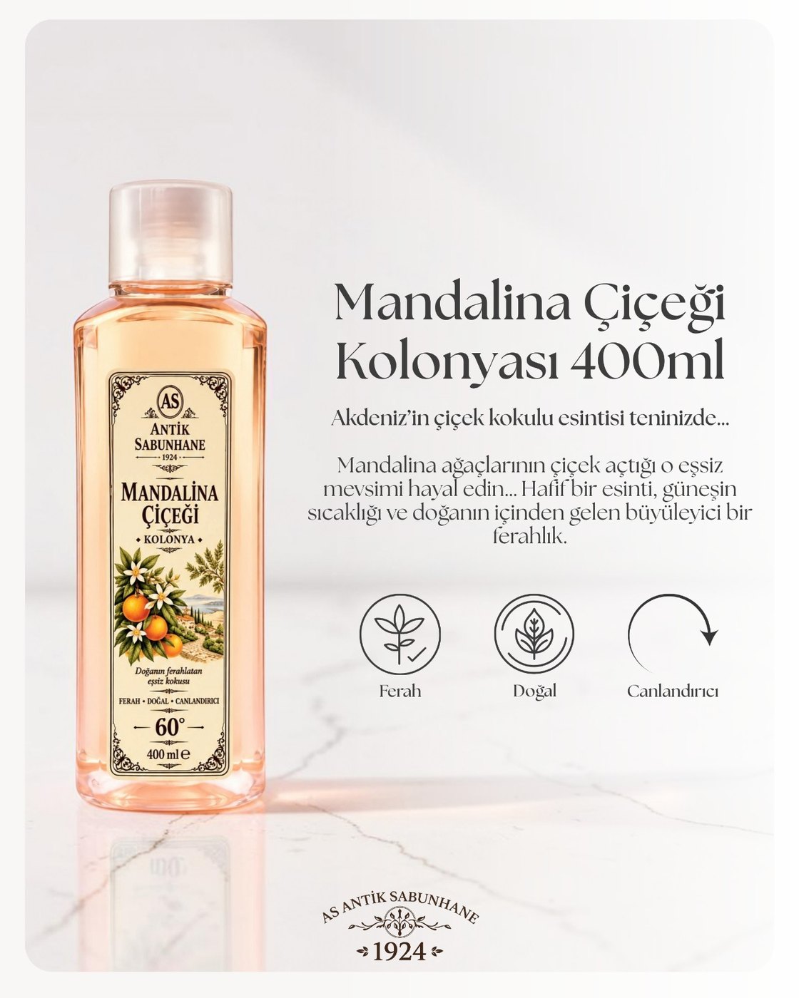 Mandalina Çiçeği Kolonyası