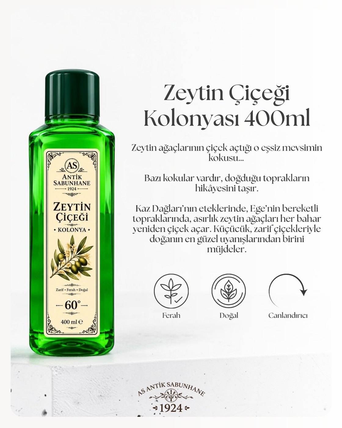 Zeytin Çiçeği Kolonyası
