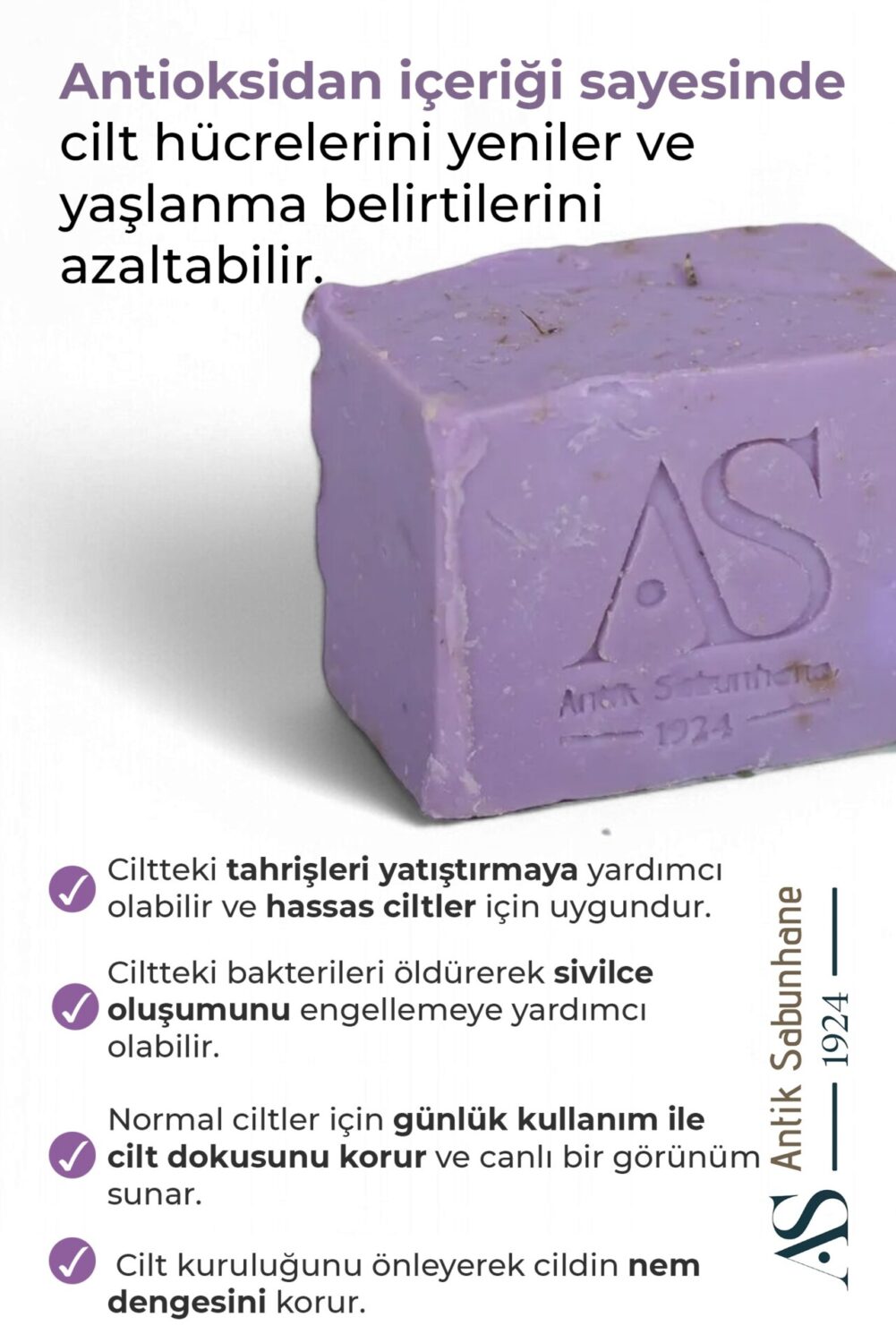 Doğal Lavanta Sabunu – 125 g — görsel 3