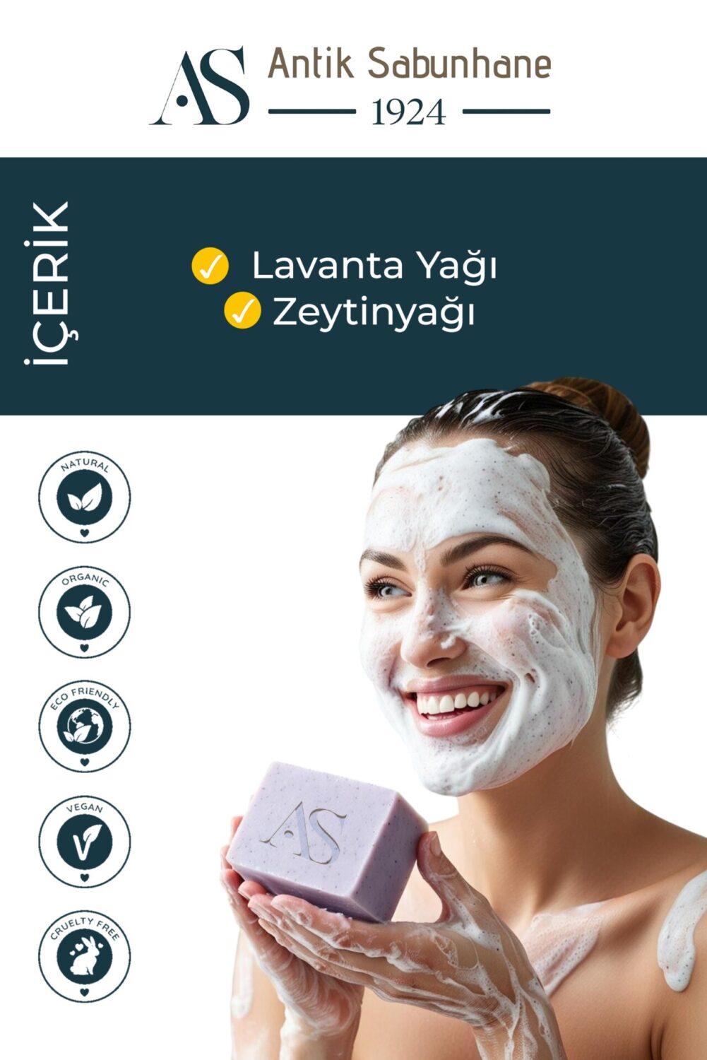 Doğal Lavanta Sabunu – 125 g — görsel 4