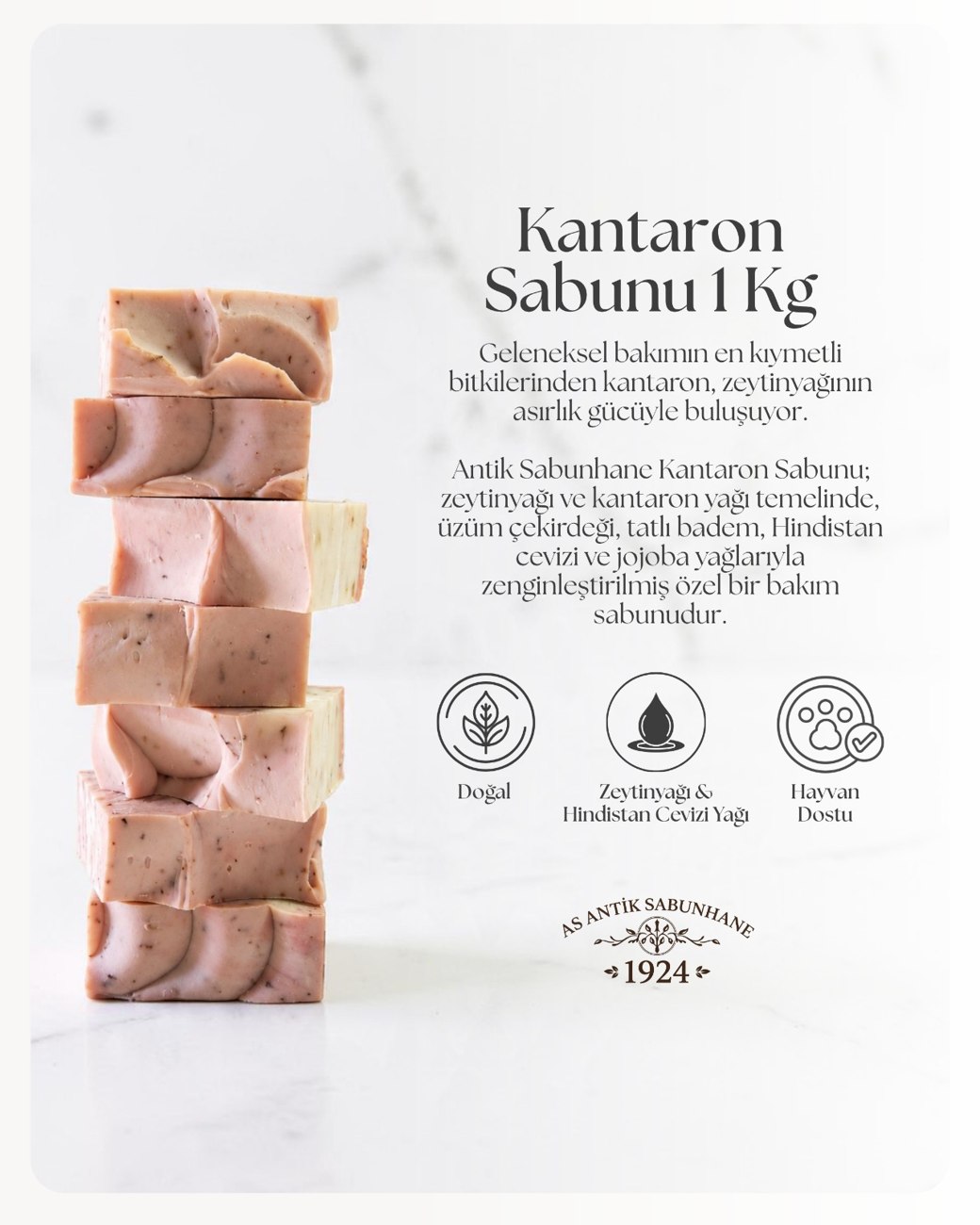 Kantaron Sabunu 1 KG