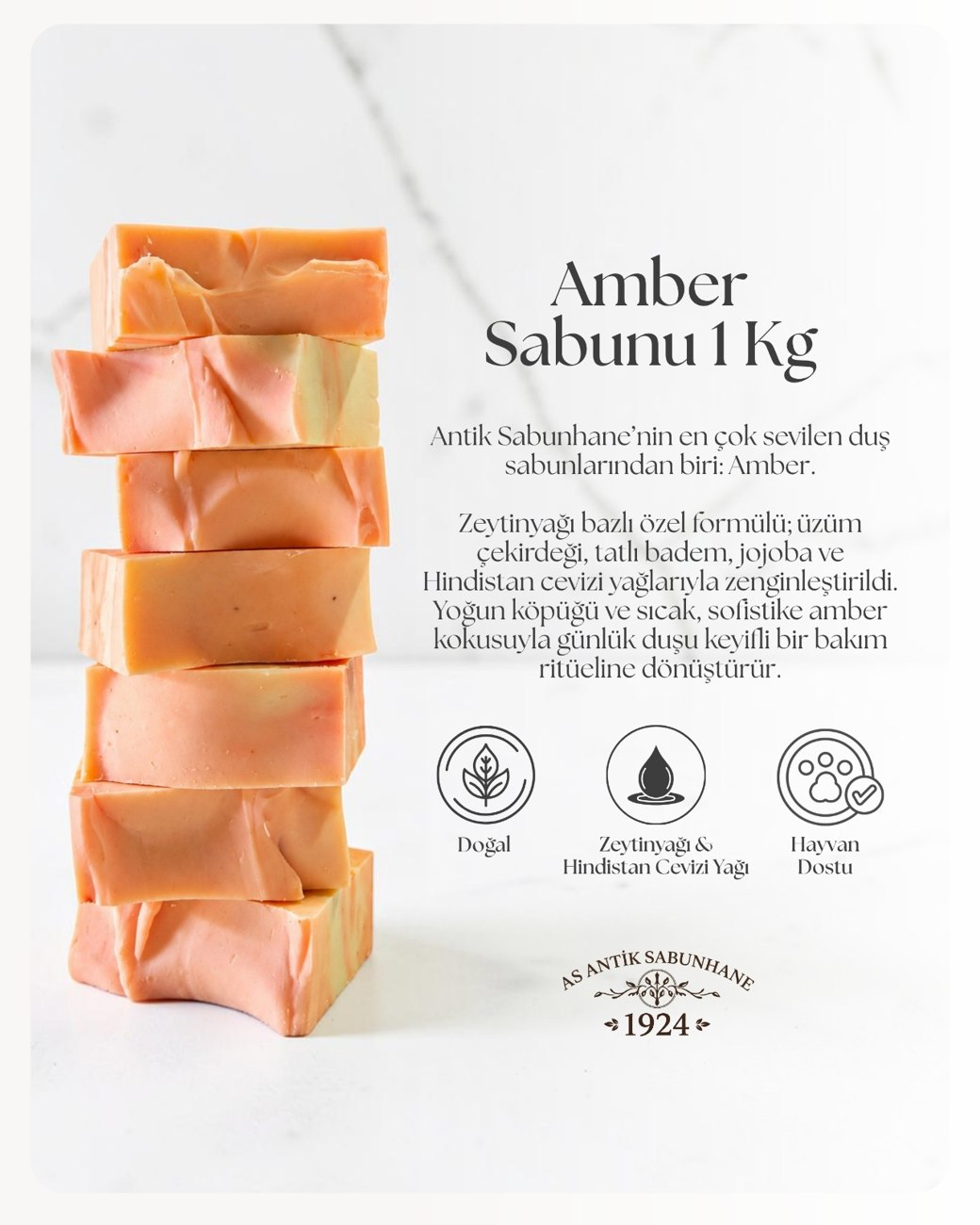 Amber Sabunu 1 KG