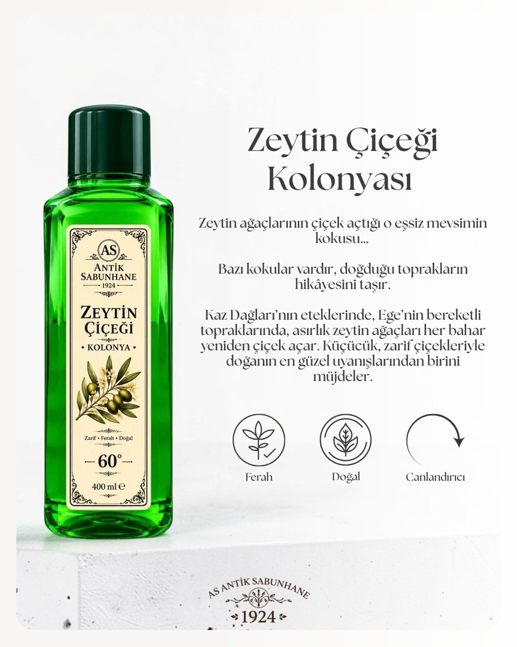 Zeytin Çiçeği Kolonyası