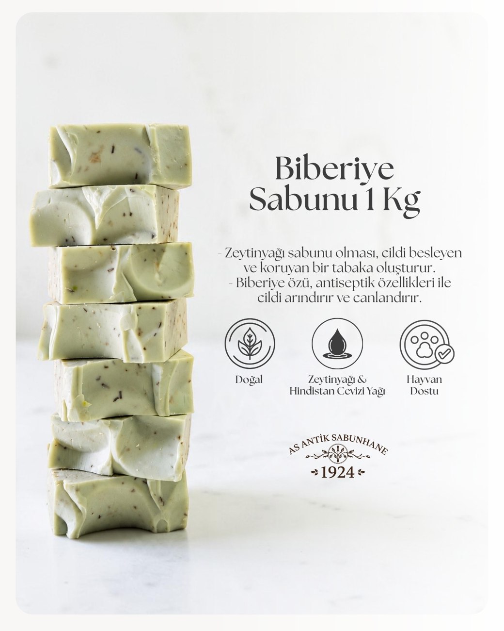 Biberiye Sabunu 1 KG