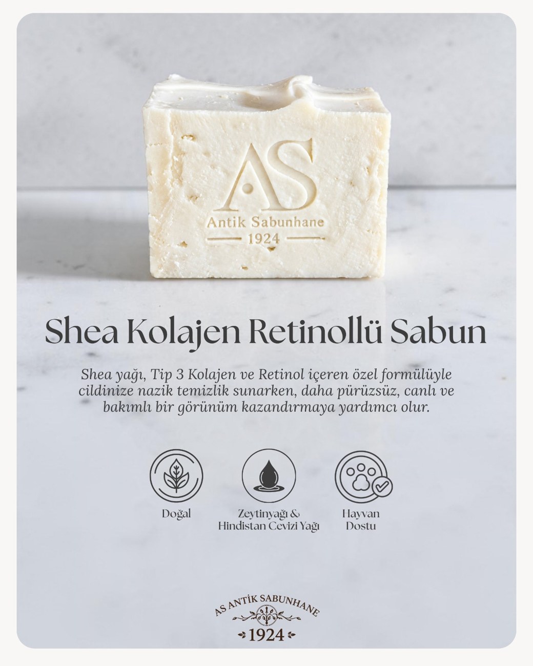 Shea Kollajen ve Retinol Sabunu | 125 g