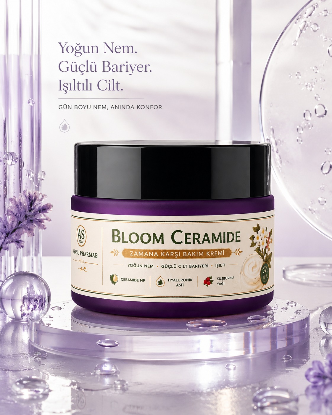 Bloom Ceramide Bariyer Bakım Kremi — görsel 6