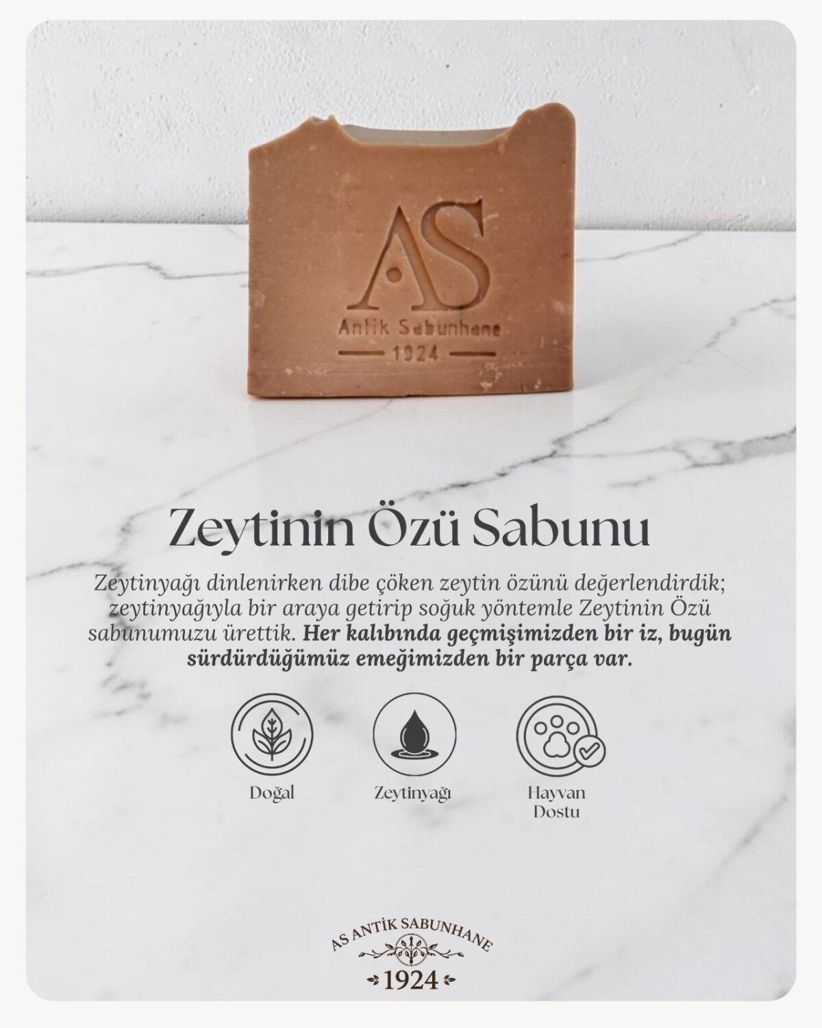 Zeytinin Özü Sabunu